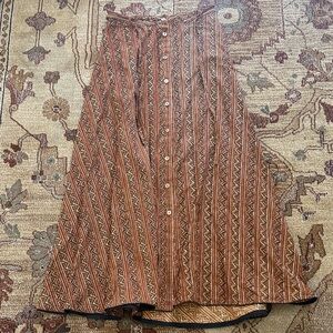 New urban renewal maxi button front skirt